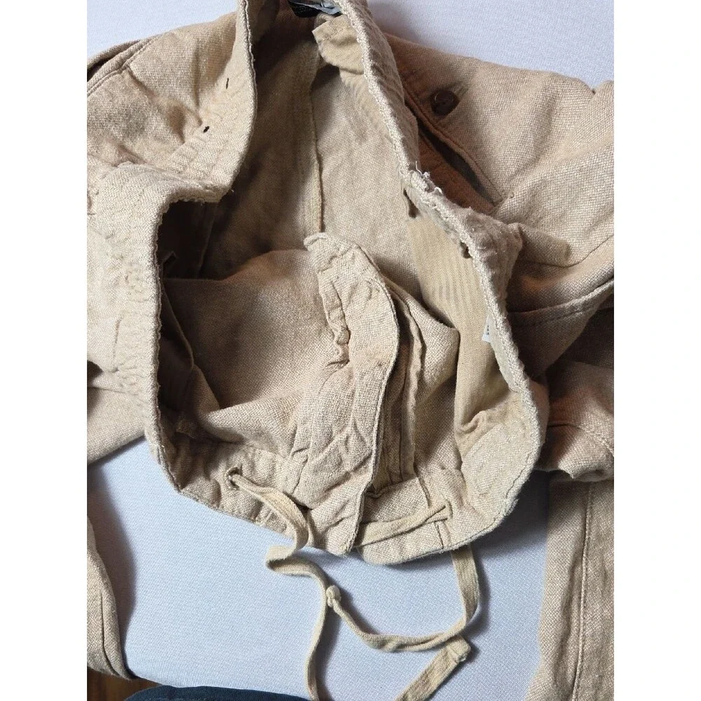 Banana Republic Linen/Cotton Straight Leg Ankle Pants Size 33